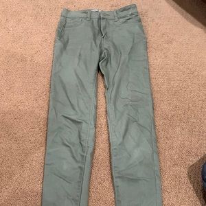 Green jeggings